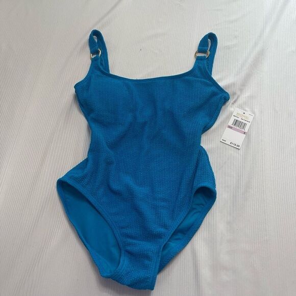 Michael Kors Other - NWT Michael Kors Cyan Blue One Piece Bathing Suit Swimsuit Size 6 New